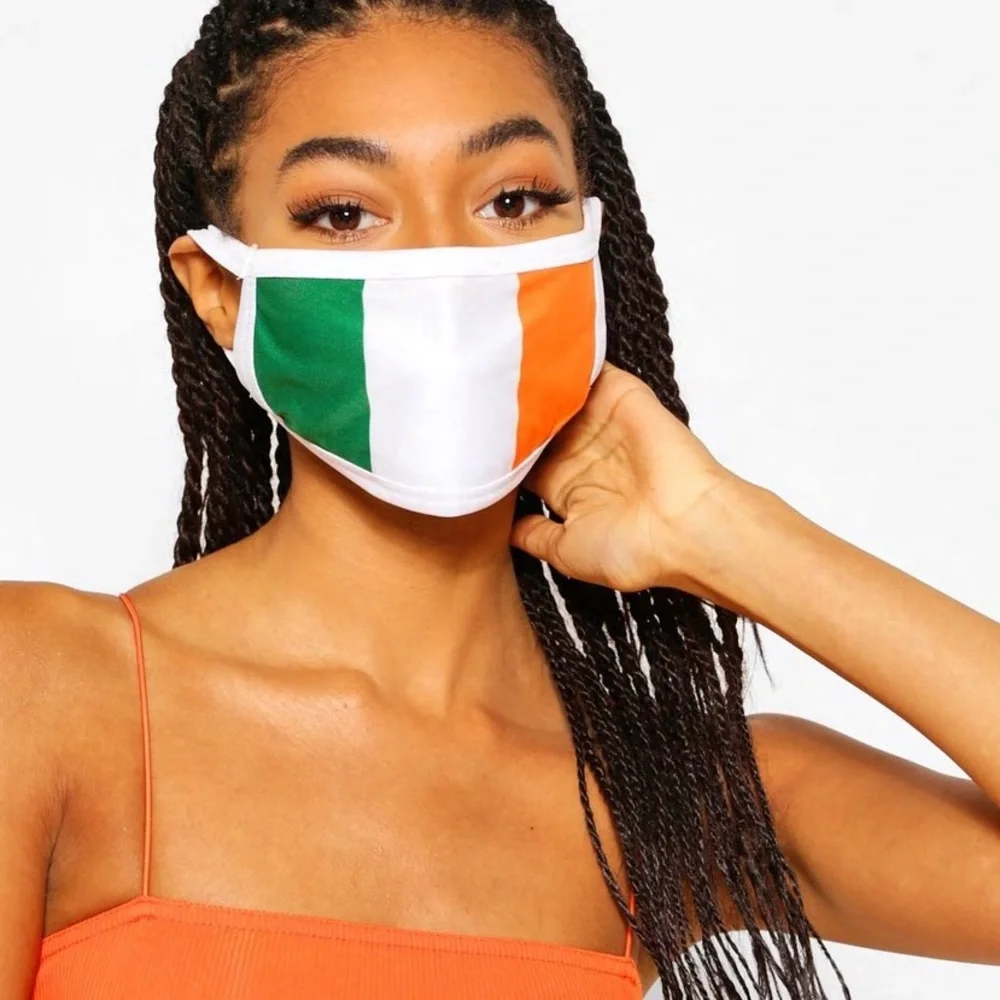 BOOHOO IRELAND FLAG FASHION FACE MASK 🇮🇪☘️